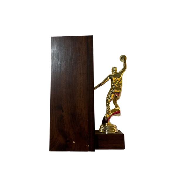 wood basketball Trophy - Picture 4 of 15